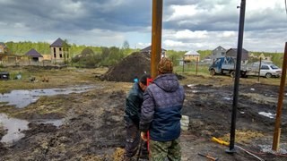 Заказать монтаж винтовых свай в Мыски - цена под ключ с доставкой от 1891 шт